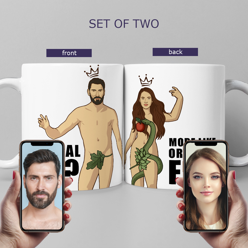 Adam&Eve Original Fun Mug (set of two)