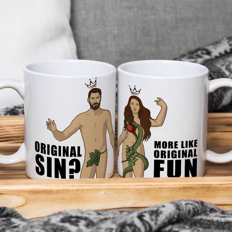 Adam&Eve Original Fun Mug (set of two)