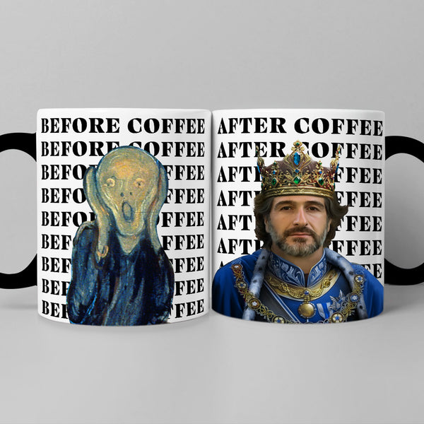 King Before-after Mug