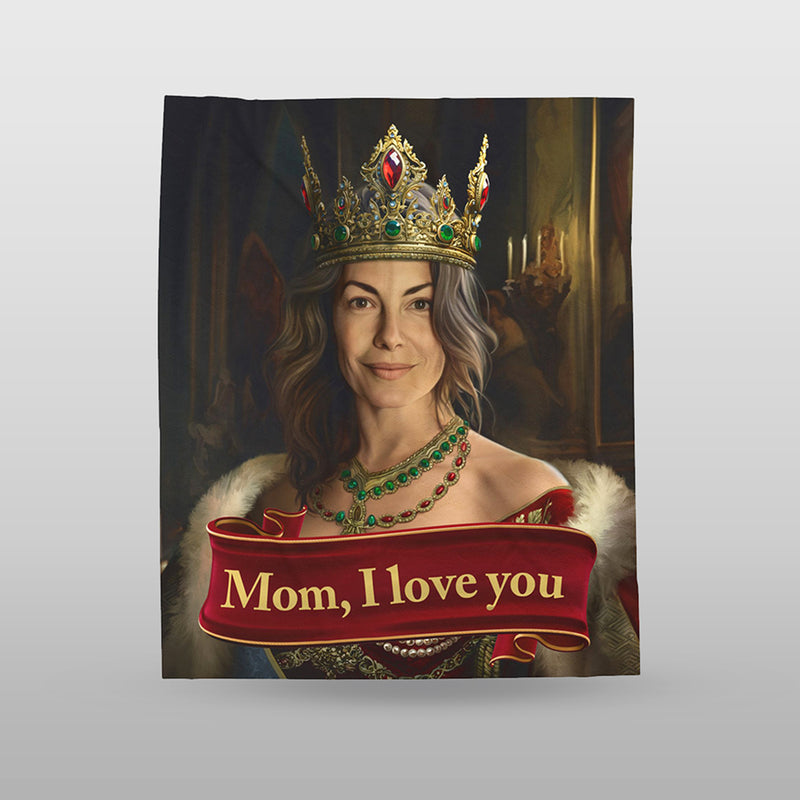 Love Mom Blanket, 50x60 inch