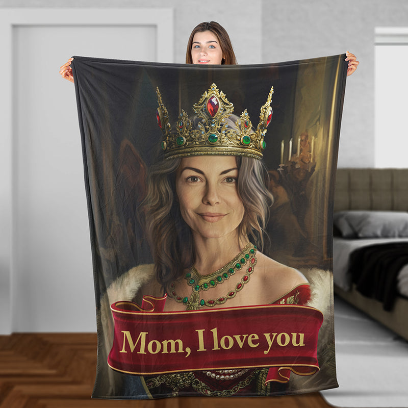 Love Mom Blanket, 50x60 inch