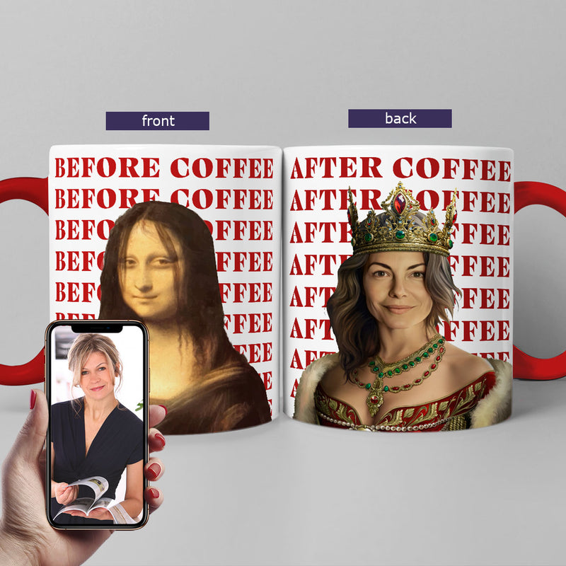 Queen Before-after Mug