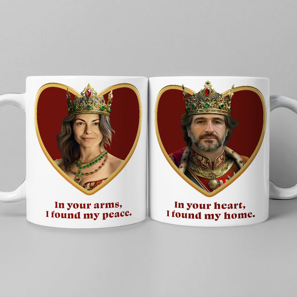 Royal Heart Couple Mug (set of two)