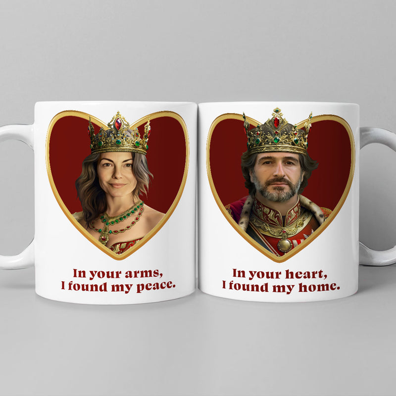 Royal Heart Couple Mug (set of two)