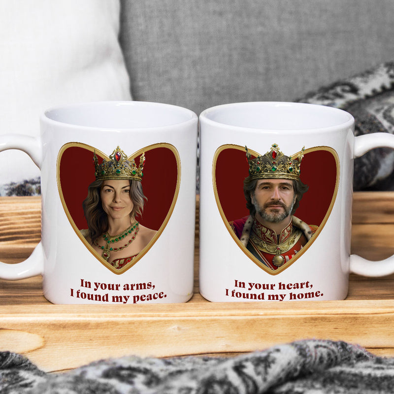 Royal Heart Couple Mug (set of two)