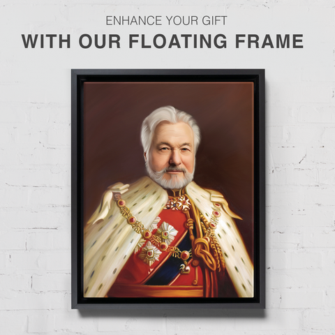 Get your canvas framed for $75